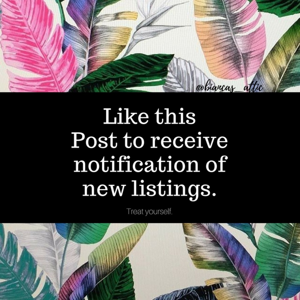 Like this post to get the 411 on new listings
